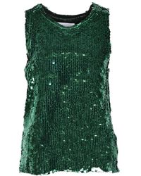 Erika Cavallini Semi Couture - Sleeveless Tops - Lyst