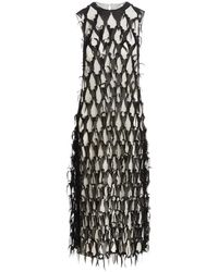 Maison Margiela - Midikleid aus Seide - Lyst