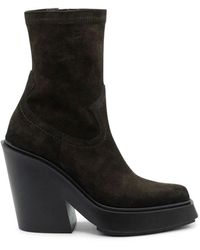 Vic Matié - Stretch leder western boots - Lyst