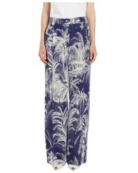 Marella - Broeken ,Blauw ,Stijlvolle Array Broek - Lyst