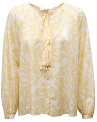 Marella - Overhemden ,Veelkleurig ,Katoen Gancio Katoen/Zijden Blouse - Lyst