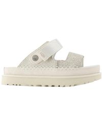 UGG - Goldenstar Crackle Glide Sandalen - Lyst