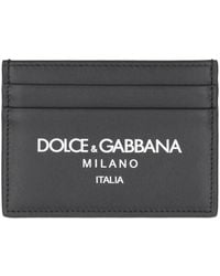 Dolce & Gabbana - Card Holder With Logo - Lyst