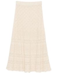D.exterior - Midi Skirts - Lyst