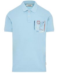 Bob - Tops ,Blauw ,Katoen Katoenen Polo Shirt 100% Katoen - Lyst