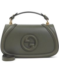 Gucci - Blondie Groen Leren Schoudertas - Lyst