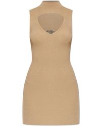 DIESEL - Kleedjes ,Bruin ,Wol Jurk M-Oloni - Lyst