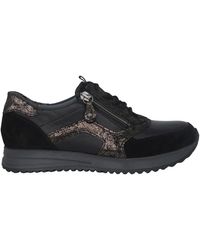 Waldläufer - Sneakers mit weiter passform - schwarz - Lyst
