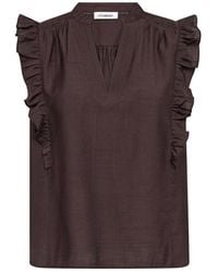 co'couture - Overhemden ,Bruin ,Blouses - Lyst
