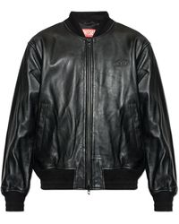 DIESEL - Leather Jackets - Lyst
