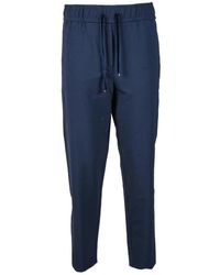 Marella - Broeken ,Blauw ,Wol Sportieve Elastische Broek Van Wolmix - Lyst