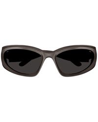Balenciaga - Graue sonnenbrille für frauen - Lyst