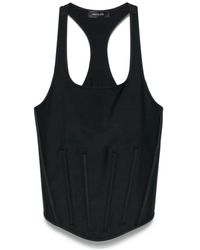 Mugler - Sleeveless Tops - Lyst