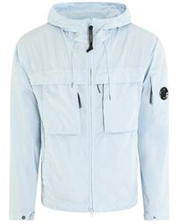 C.P. Company - Chrome-r hooded jacket blu - Lyst