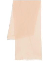 Alberta Ferretti - Rosa schal mit fertigem rand - Lyst