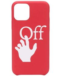 Off-White c/o Virgil Abloh Red Iphone 11 Pro Case - Rood