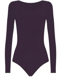 Wolford - Tops ,Paars ,Wol Buenos Aires String Body - Lyst