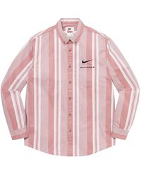 Nike Casual Overhemden - - Heren - Roze