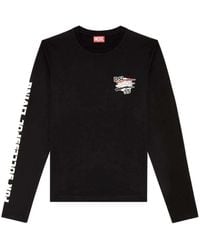 DIESEL - Long Sleeve Tops - Lyst
