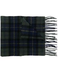 Barbour - Tartan Lamswollen Sjaal - Lyst