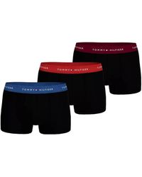 Tommy Hilfiger - Ondergoed ,Zwart ,Katoen Klassieke Trunk Boxershorts - Lyst