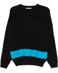 MSGM - Round-Neck Knitwear - Lyst