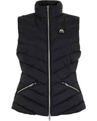 Moose Knuckles - Schwarze air down weste jacke - Lyst