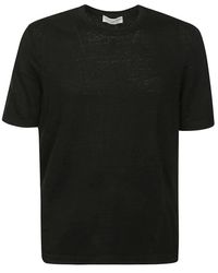 FILIPPO DE LAURENTIIS - Leinen t-shirt mit kurzen ärmeln - Lyst