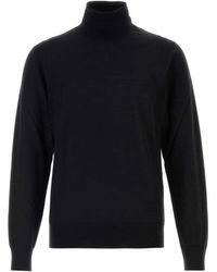 Dolce & Gabbana - Woll-Rollkragenpullover - Lyst