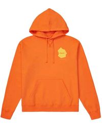 Objects IV Life - Hoodies & Sweatvesten ,Oranje ,Katoen Continuity Print Hoodie - Lyst