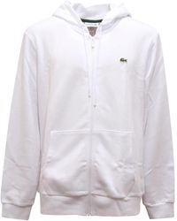 Lacoste - Classic Fit Sweatshirt Met Volledige Rits - Lyst