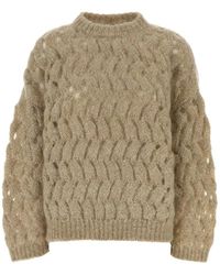 Brunello Cucinelli - Round-Neck Strickwaren - Lyst