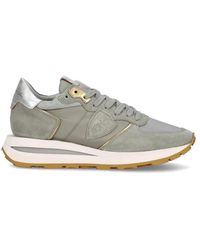 Philippe Model - Schoenen ,Groen ,Katoen Sneakers Trpx Haute Running - Lyst