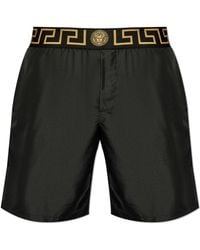 Versace - Zwembroek Met Greca Tailleband - Lyst