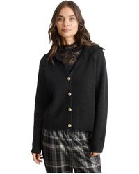 iN FRONT - Truien & Vesten ,Zwart ,Brenda Knit Cardigan - Lyst