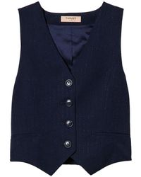 Twinset - Blaue jacken set - Lyst