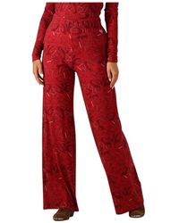 Harper & Yve - Rode Jane-Pa Broek Voor Stijlvolle Vrouwen - Lyst