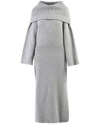 KENZO Lange Jurk - Grijs