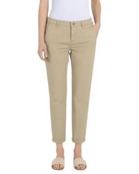M·a·c - Broeken ,Katoen Slim Chino Broek Met Dubbele Zoom - Lyst