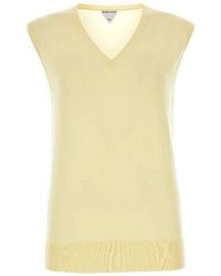 Bottega Veneta - V-Neck Knitwear - Lyst