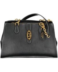 Guess - Schwarze Polyethylen Damenhandtasche - Lyst