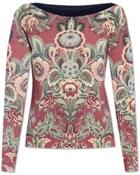 Etro - Round-Neck Knitwear - Lyst