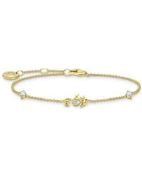 Thomas Sabo - Accessoires ,Geel ,Damesarmband 925 Sterling Zilver Zeepaardje Goud A2061-414-14-L19V - Lyst