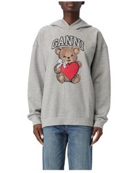 Ganni - Hoodies - Lyst