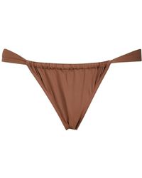 Mc2 Saint Barth - Verstellbarer Brasilianischer Bikini-Slip Mit Geraffter Taille - Lyst