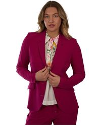JAPANTKY - Jassen ,Roze ,Leer Blazer - Lyst
