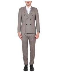 Lardini - Kosmo Double-Breasted Suit - Lyst