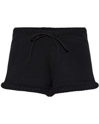Posse - Korte Broeken ,Zwart ,Katoen Katoenen Teo Shorts - Lyst