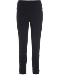 Bitte Kai Rand - Broeken ,Zwart ,Zwarte Magic Stretch Broek Met Rits - Lyst