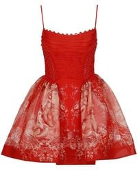 Zimmermann - Short Dresses - Lyst